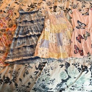 4PC Kids Printed Summer Dress Set - Sz 3T